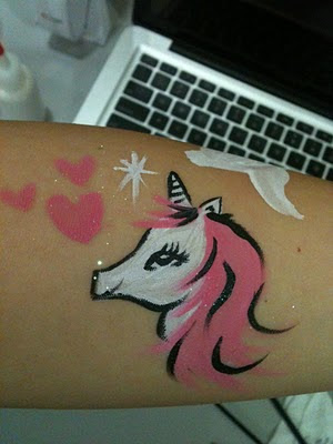 unicorn hand painting