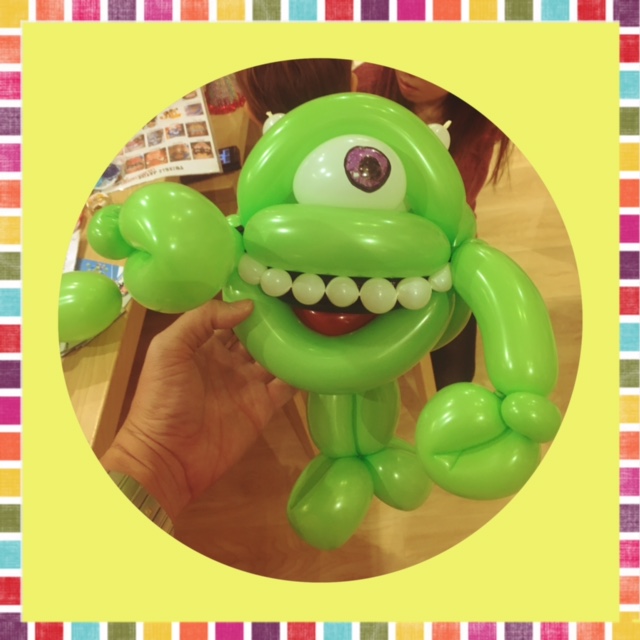 monster inc mike balloon sculpture