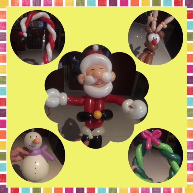 Christmas Balloon Sculptures