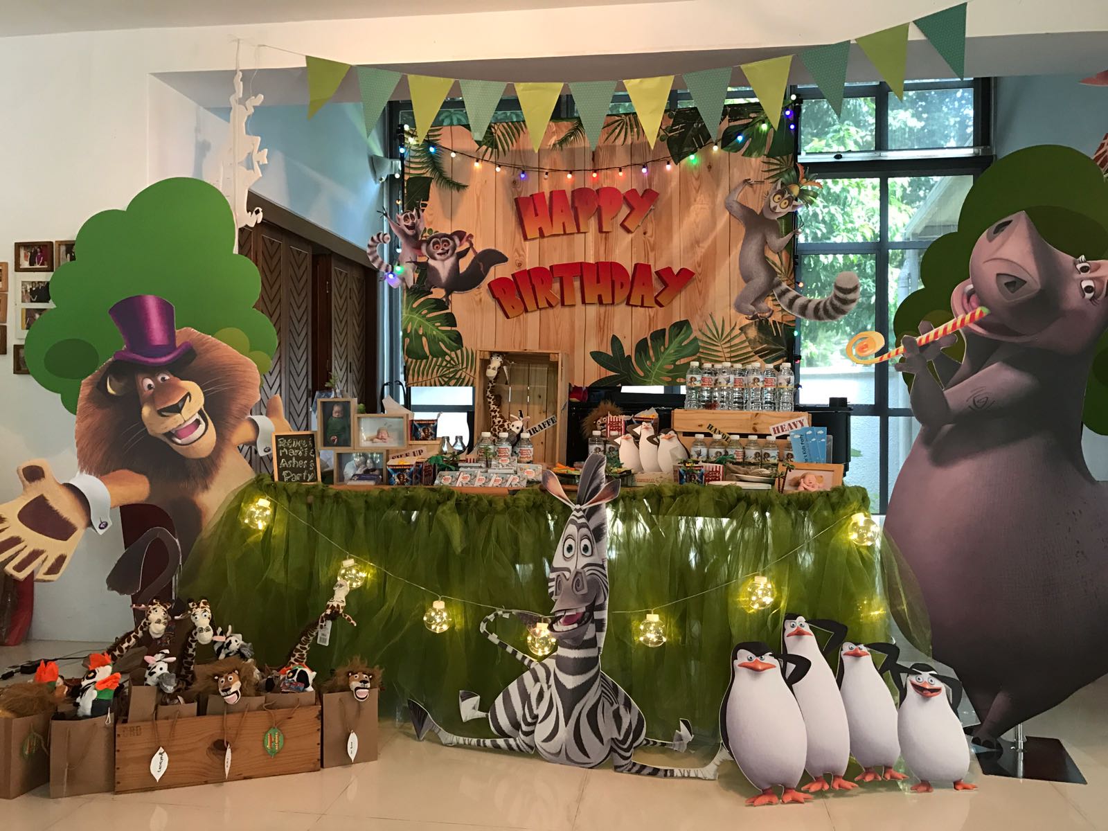 Animal banner, bunting, standees and more.