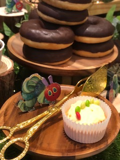 The hungry caterpillar dessert table