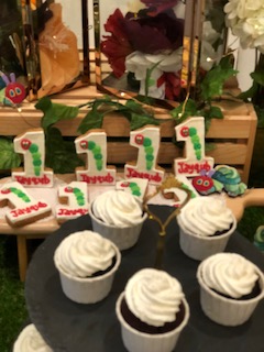 The hungry caterpillar dessert table