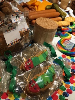 The hungry caterpillar dessert table