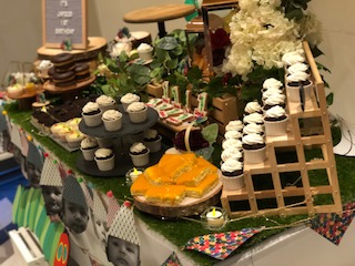 The hungry caterpillar dessert table