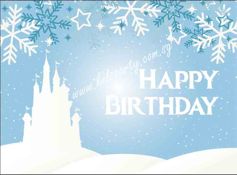 frozen banner for birthday parties