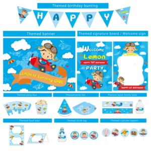 air plane theme party decorations