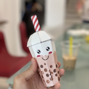 bubble tea papercraft