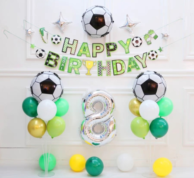 soccer theme party decor