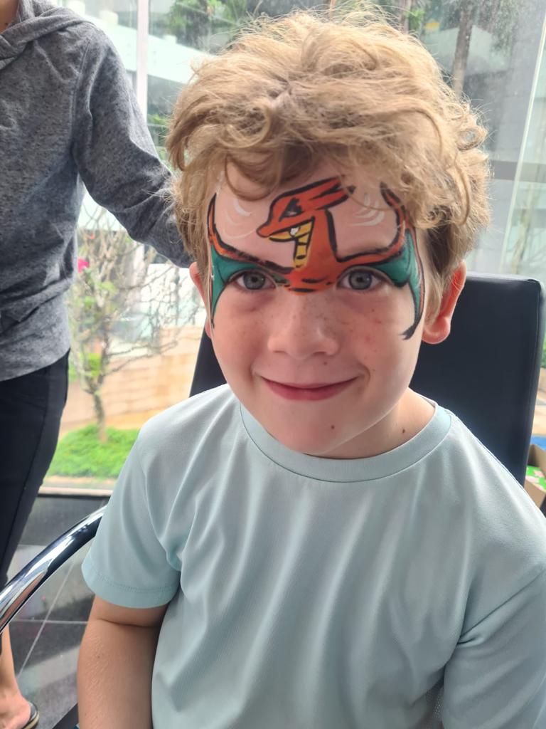 charizard facepainting