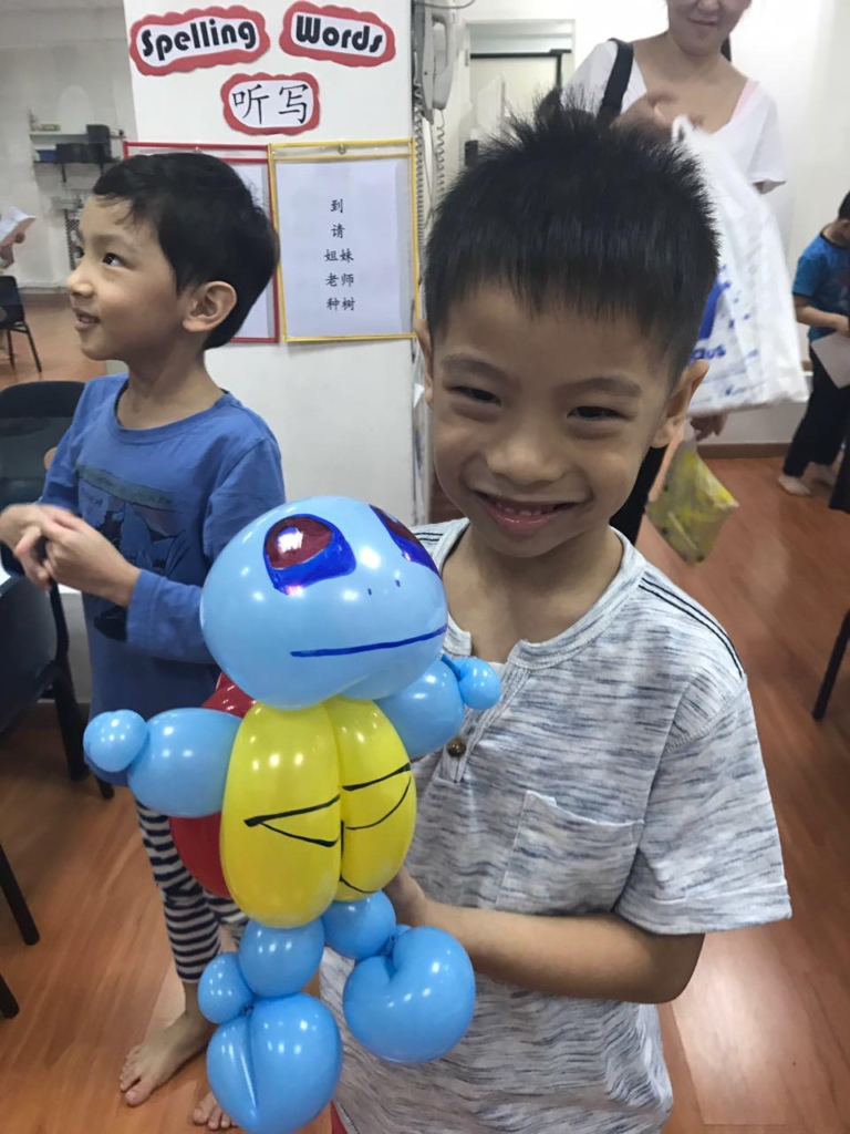 squirtle balloon sculpting